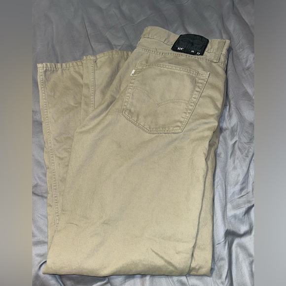 Men's 36x32 514 Levi Strauss Tan Jeans - Picture 2 of 8